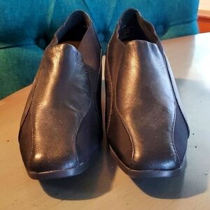 Womens Beacon Dress Shoes Black leather PURE comfort Sz.6